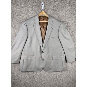Oak Hill Houndstooth Sport Coat Blazer Preppy Country Club Mens 3XL 54/56R